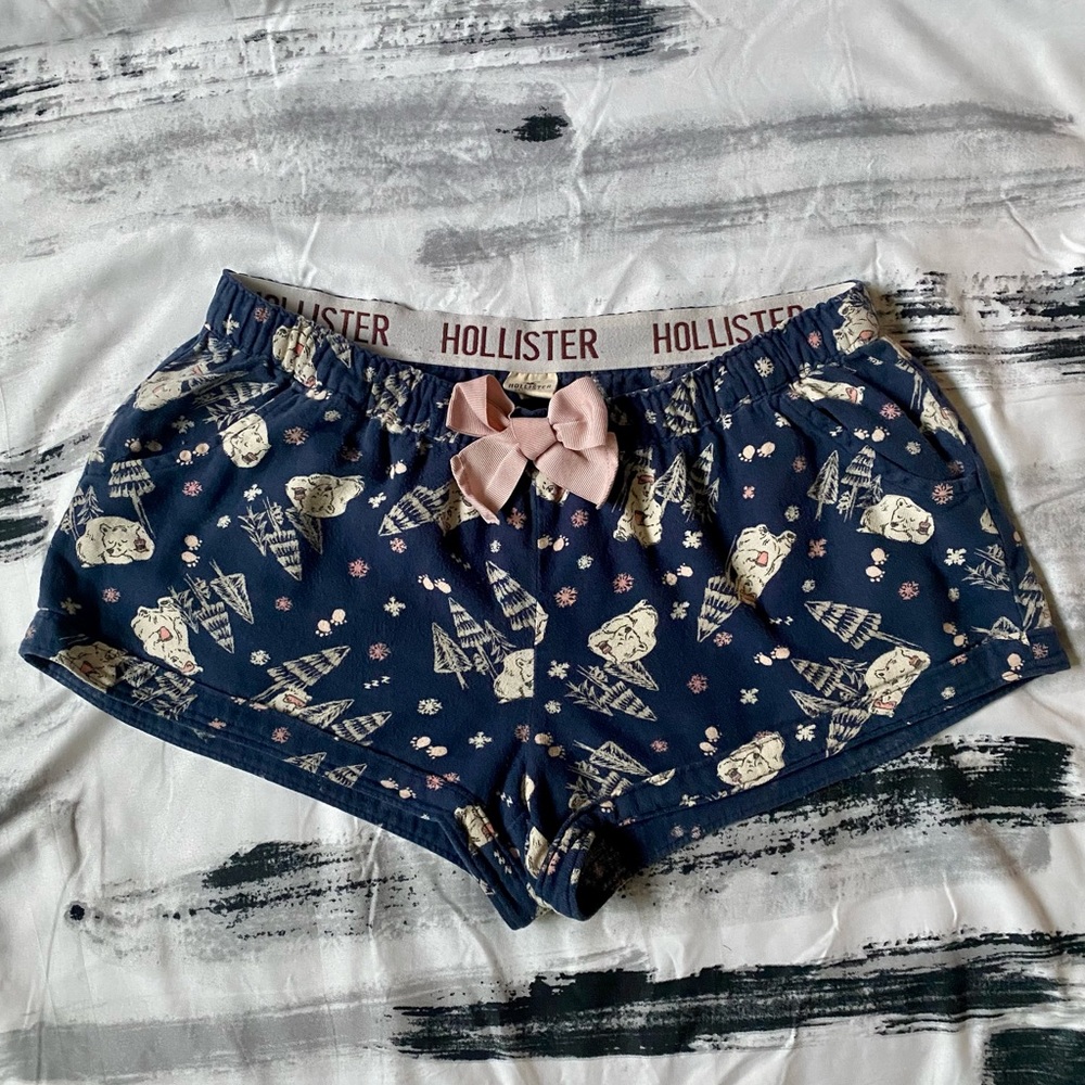 Hollister Sleep Shorts - Polar Bear Navy